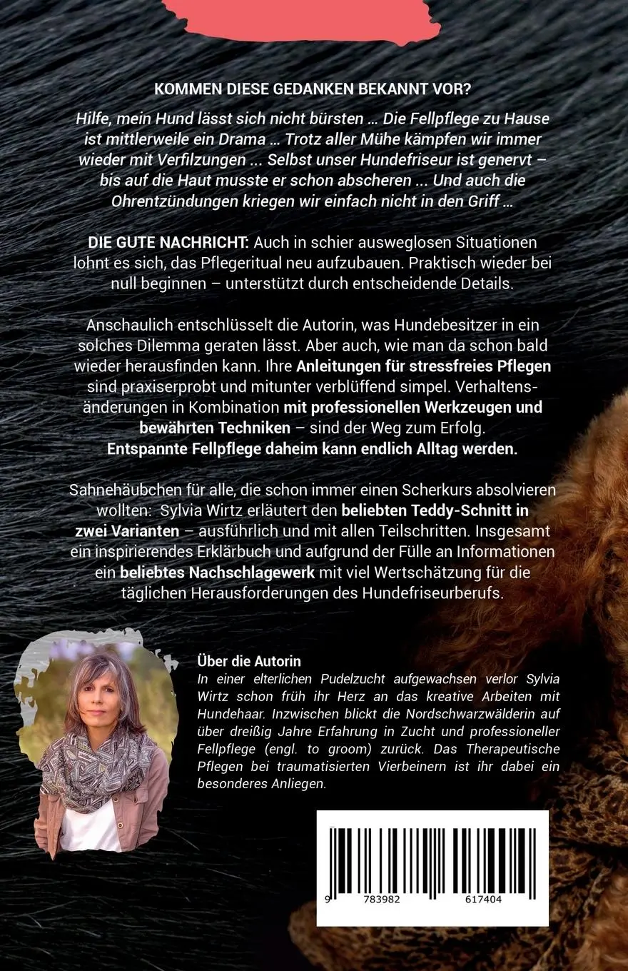 Rückseite: 9783982617404 | Fellpflege richtig machen - von Anfang an. Erklärbuch für...