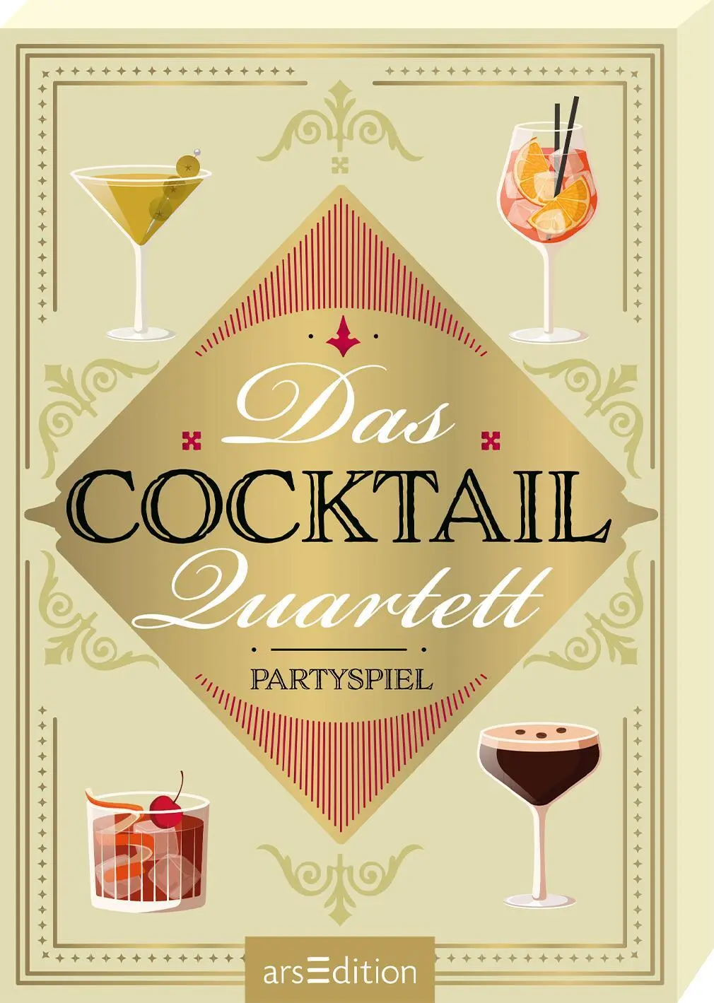 Cover: 4014489137504 | Das Cocktail-Quartett | Partyspiel | Box | 50 S. | Deutsch | 2025