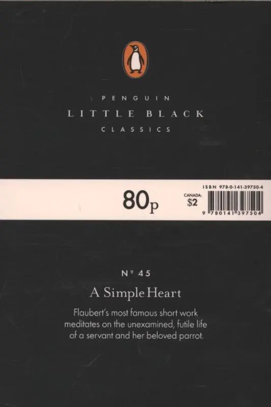 Rückseite: 9780141397504 | A Simple Heart | Gustave Flaubert | Taschenbuch | Englisch | 2015