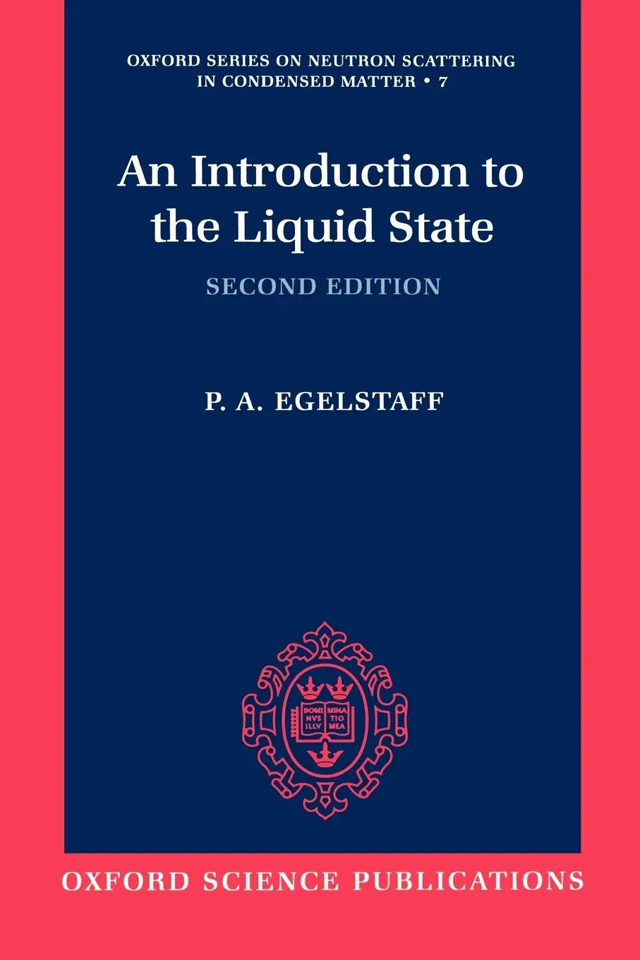 Cover: 9780198517504 | An Introduction to the Liquid State | P. A. Egelstaff | Taschenbuch