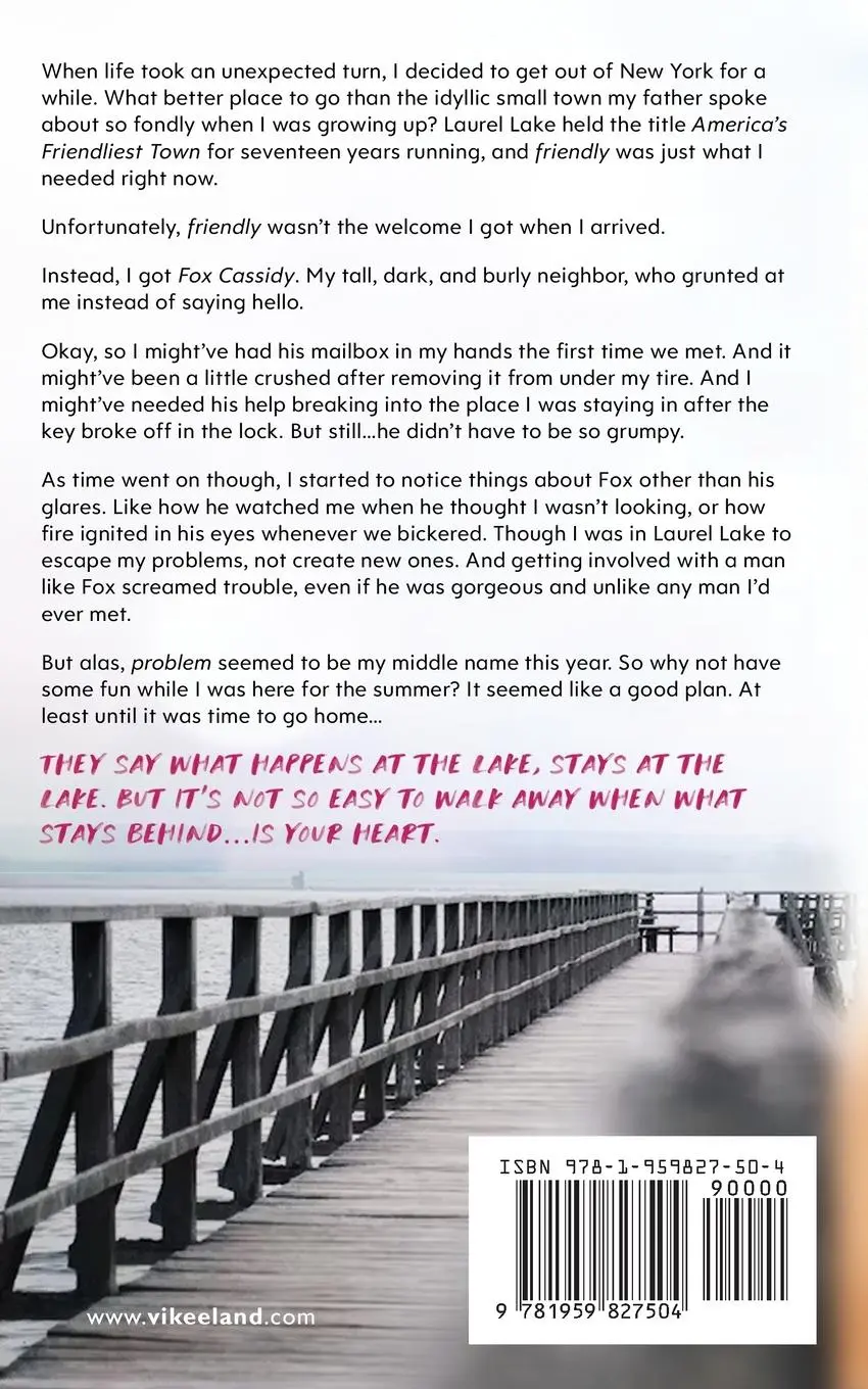 Rückseite: 9781959827504 | What Happens at the Lake | A Grumpy Sunshine Novel | Vi Keeland | Buch