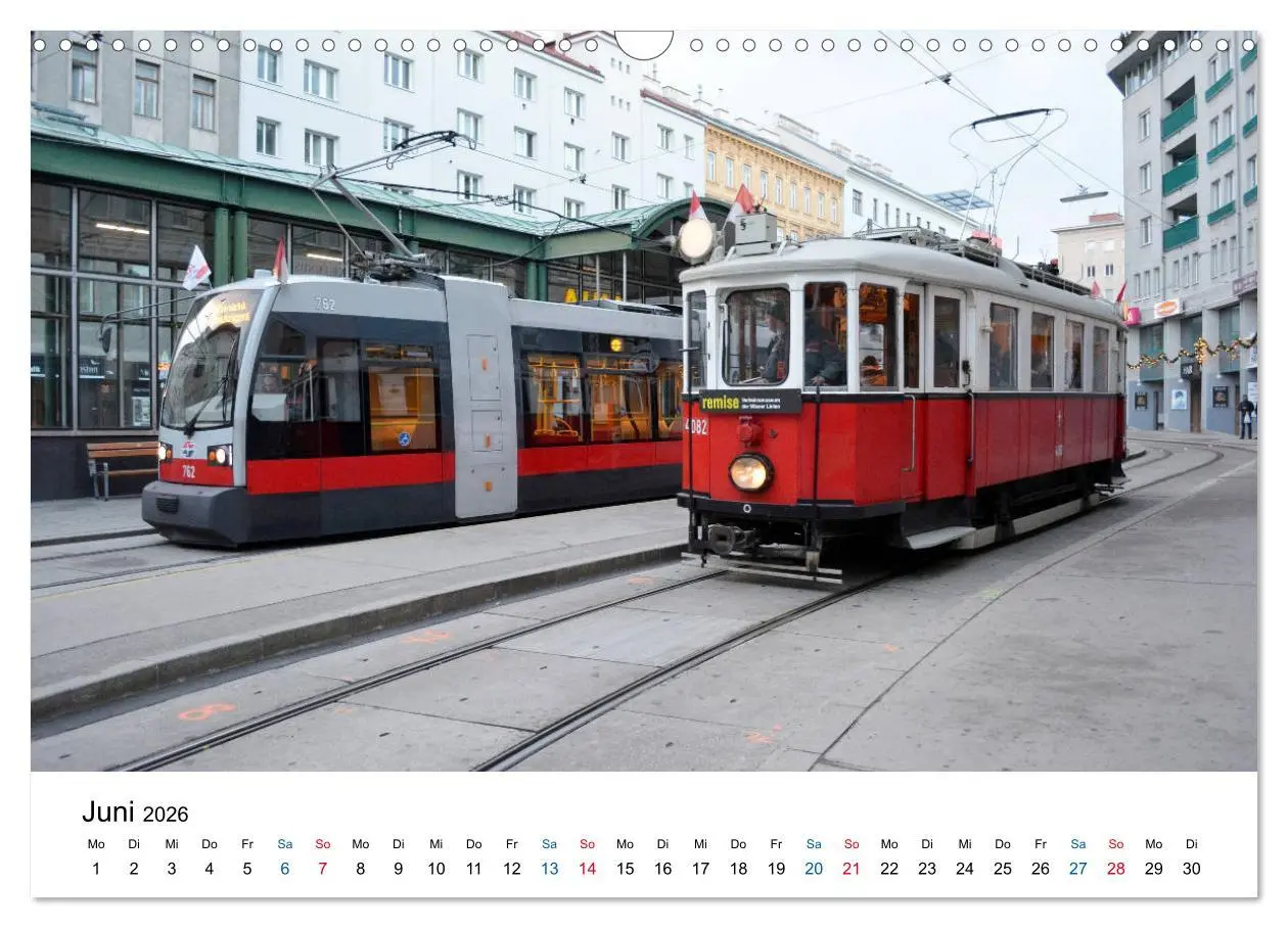 Bild: 9783457837504 | Mit der Bim durch Wien - Die Wiener Straßenbahn (Wandkalender 2026...