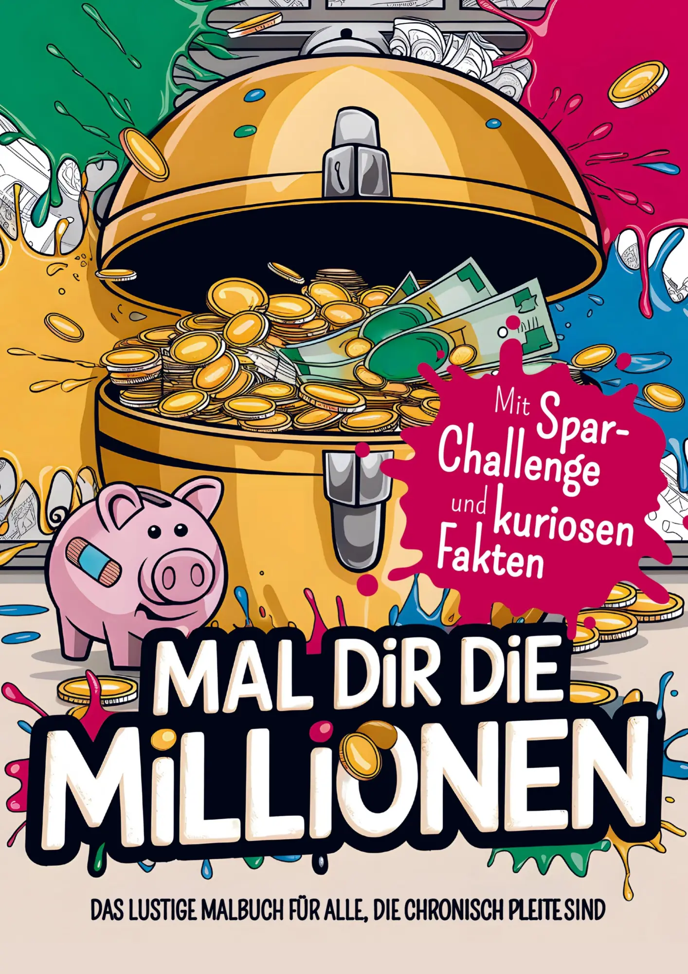 Cover: 9783982777504 | Mal dir die Millionen - Das lustige Malbuch für alle, die chronisch...
