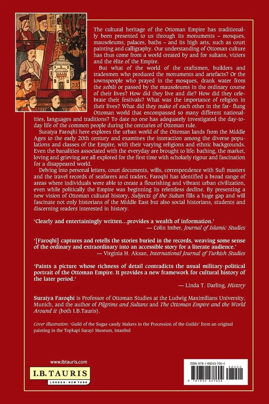 Rückseite: 9781850437604 | Subjects of the Sultan | Culture and Daily Life in the Ottoman Empire