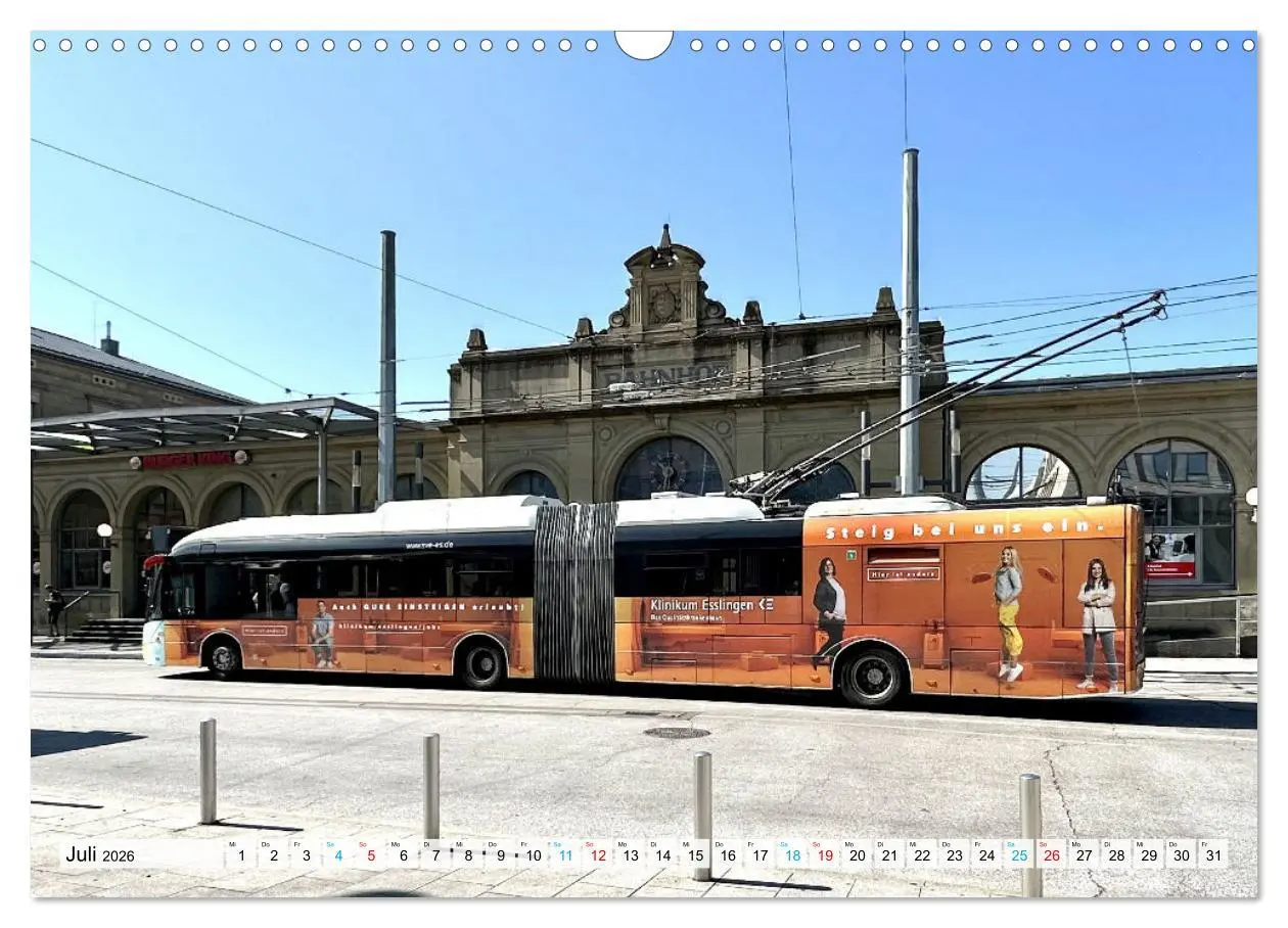 Bild: 9783457517604 | Esslinger Obusse (Wandkalender 2026 DIN A3 quer), CALVENDO...
