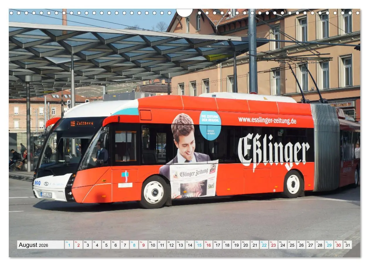 Bild: 9783457517604 | Esslinger Obusse (Wandkalender 2026 DIN A3 quer), CALVENDO...