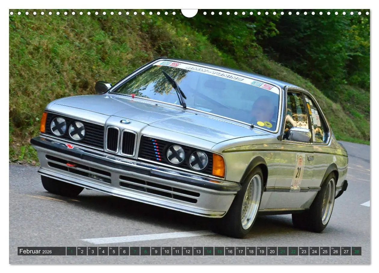 Bild: 9783457757604 | OLDTIMER BERGRENNEN - BMW Fahrzeuge (Wandkalender 2026 DIN A3...