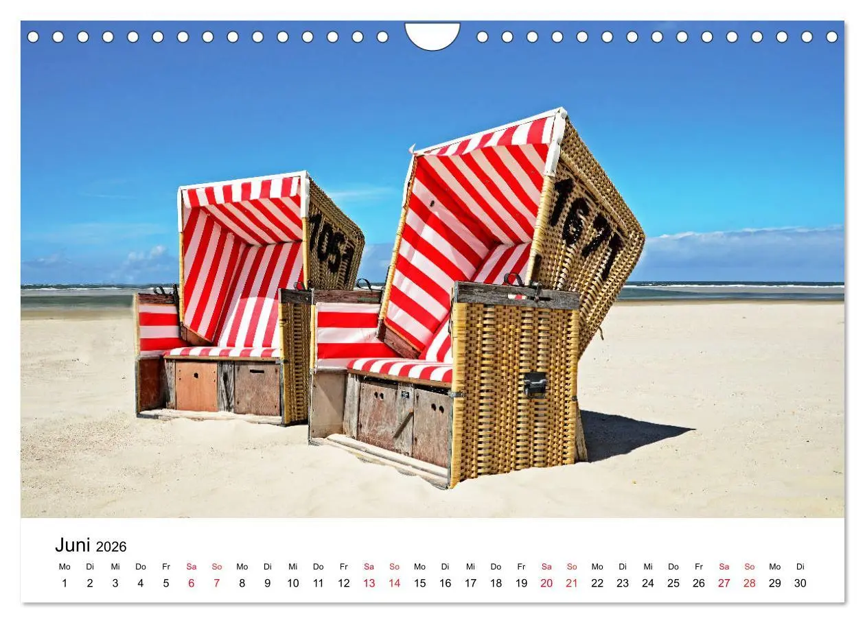 Bild: 9783457827604 | Langeoog - Sommer, Sonne, Strand (Wandkalender 2026 DIN A4 quer),...