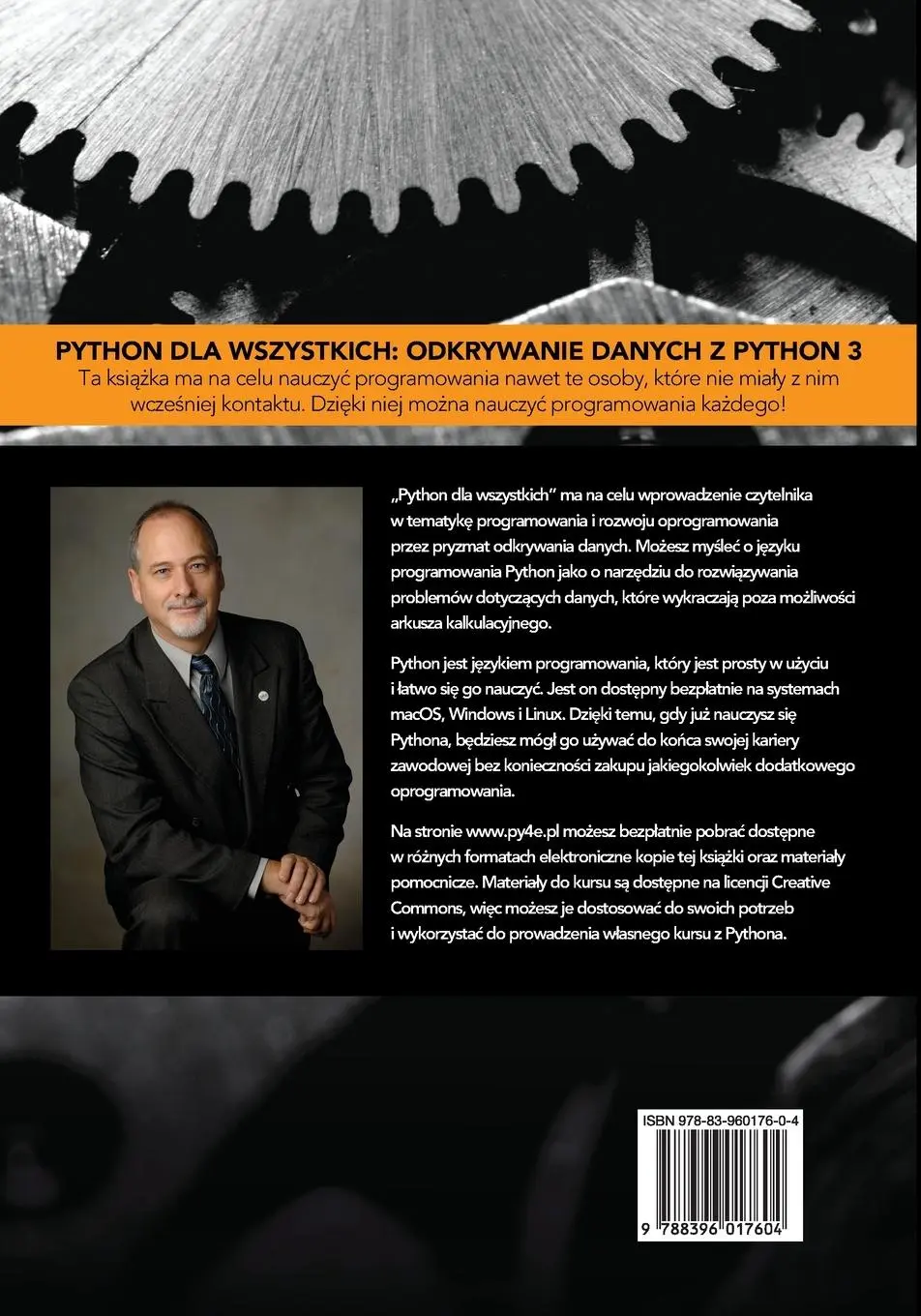 Rückseite: 9788396017604 | Python dla wszystkich | Odkrywanie danych z Python 3 | Severance