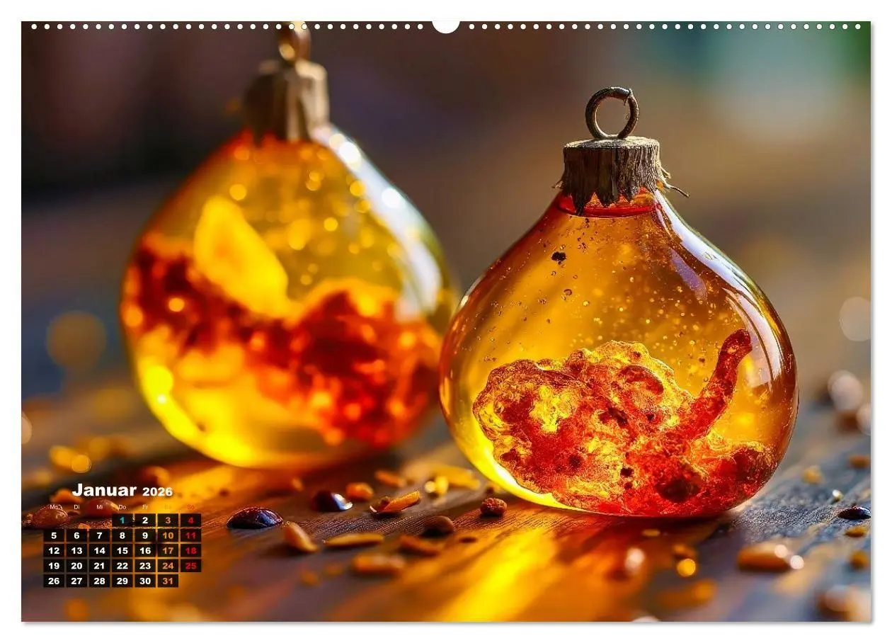 Bild: 9783516697704 | Bernstein mit Einschlüssen (Wandkalender 2026 DIN A2 quer),...