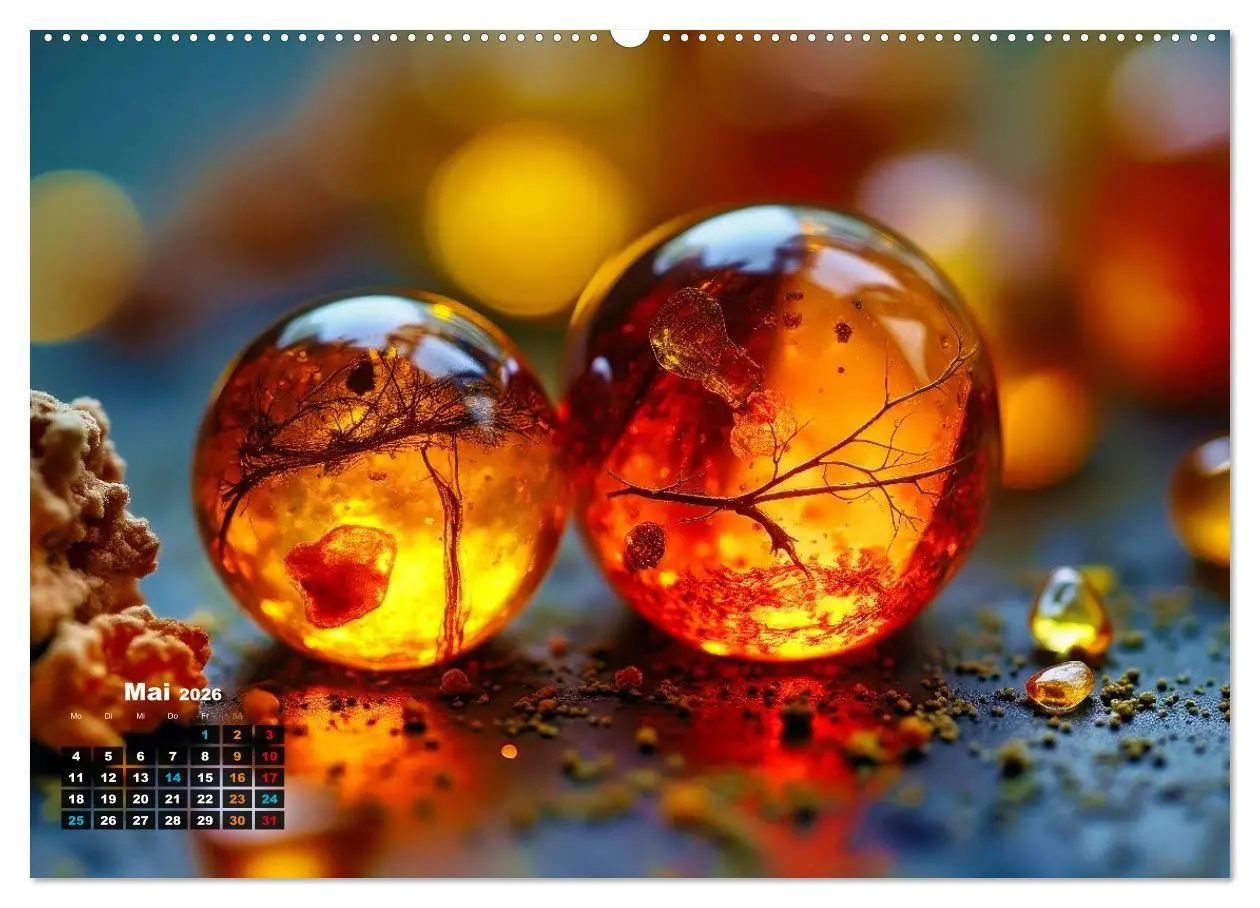 Bild: 9783516697704 | Bernstein mit Einschlüssen (Wandkalender 2026 DIN A2 quer),...