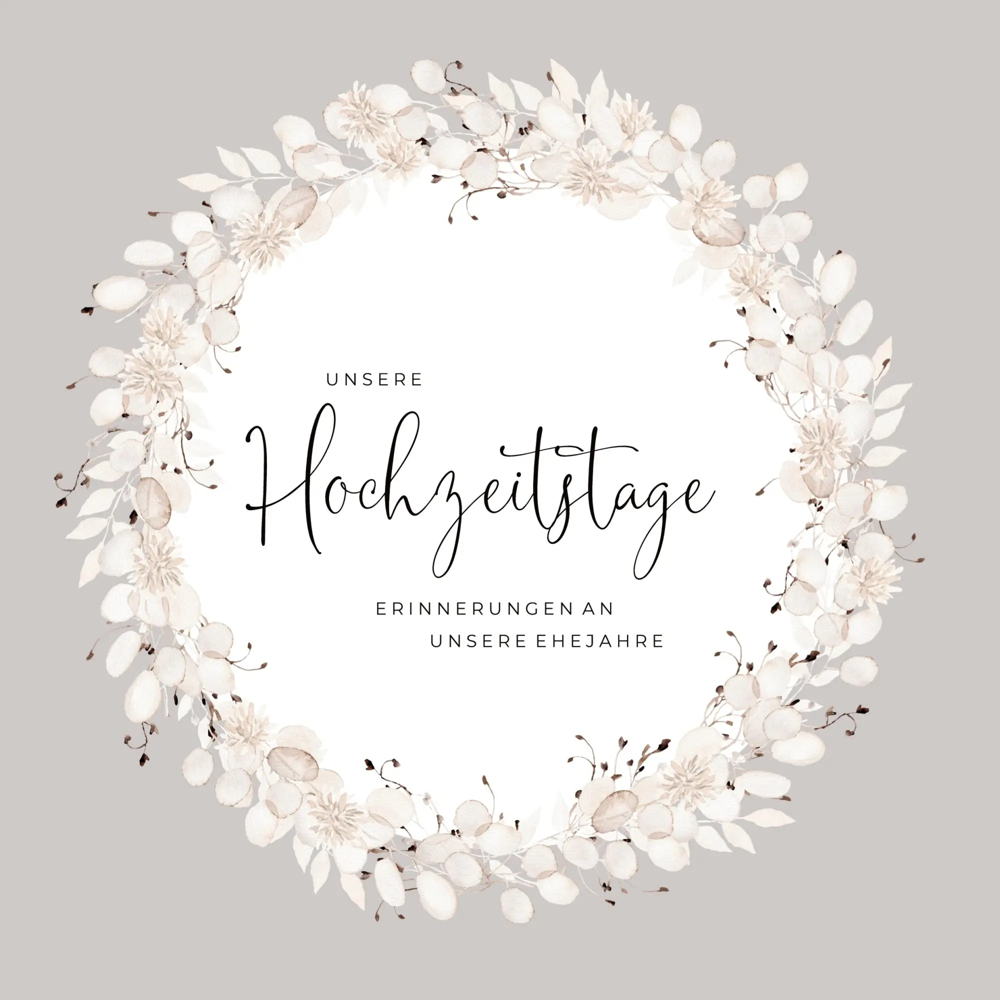 Cover: 9783758327704 | Unsere Hochzeitstage - Erinnerungen an unsere Ehejahre,...
