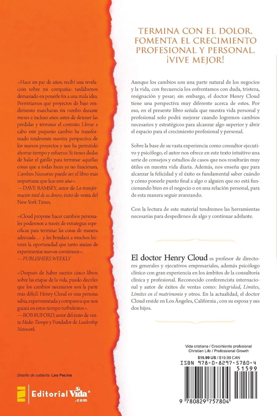 Rückseite: 9780829757804 | Cambios Necesarios | Henry Cloud | Taschenbuch | Spanisch | 2012