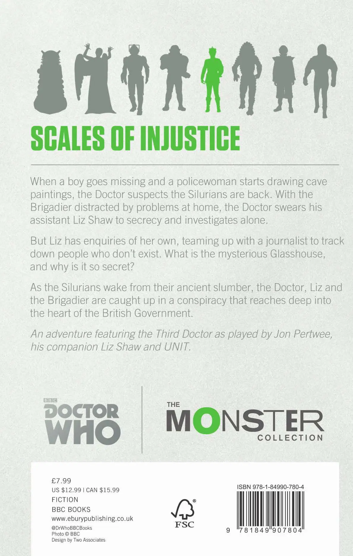 Rückseite: 9781849907804 | Doctor Who: Scales of Injustice | The Monster Collection Edition