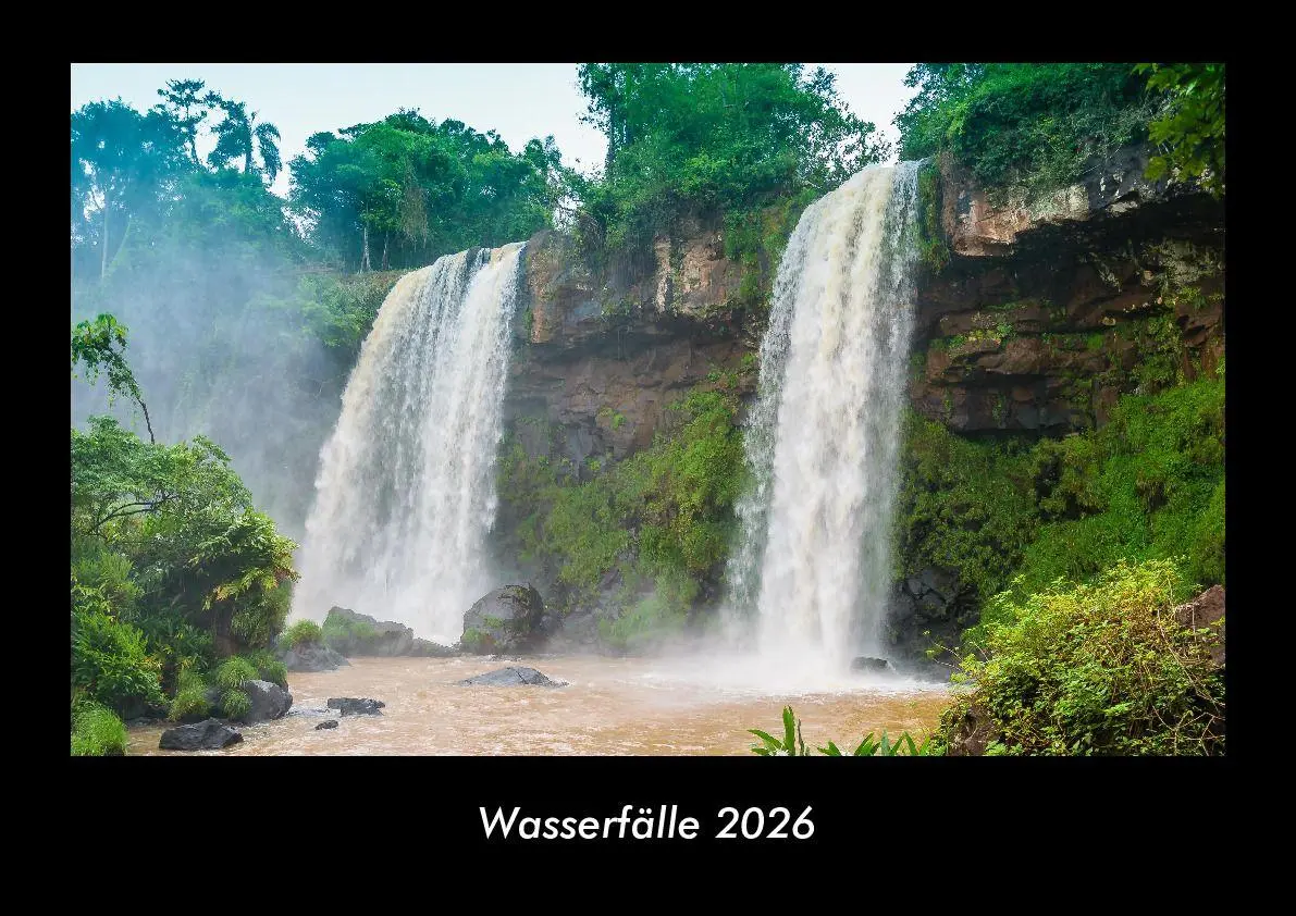 Cover: 9783695407804 | Wasserfälle 2026 Fotokalender DIN A3 | Tobias Becker | Kalender | 2026