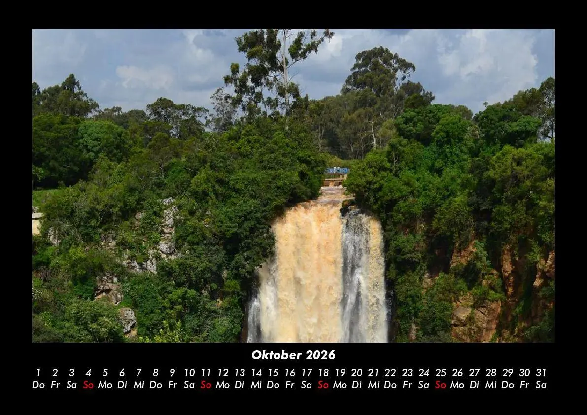 Bild: 9783695407804 | Wasserfälle 2026 Fotokalender DIN A3 | Tobias Becker | Kalender | 2026
