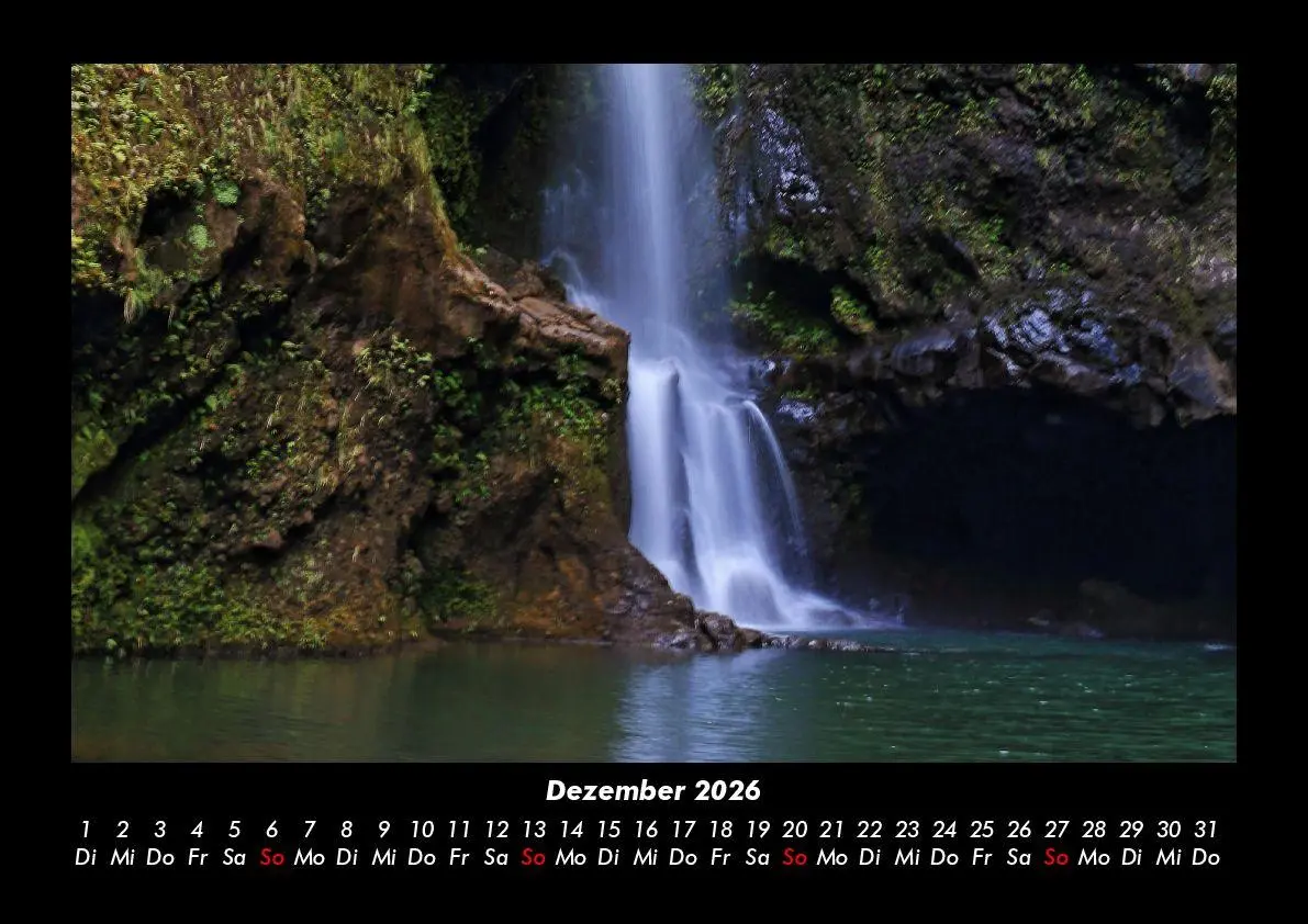 Bild: 9783695407804 | Wasserfälle 2026 Fotokalender DIN A3 | Tobias Becker | Kalender | 2026