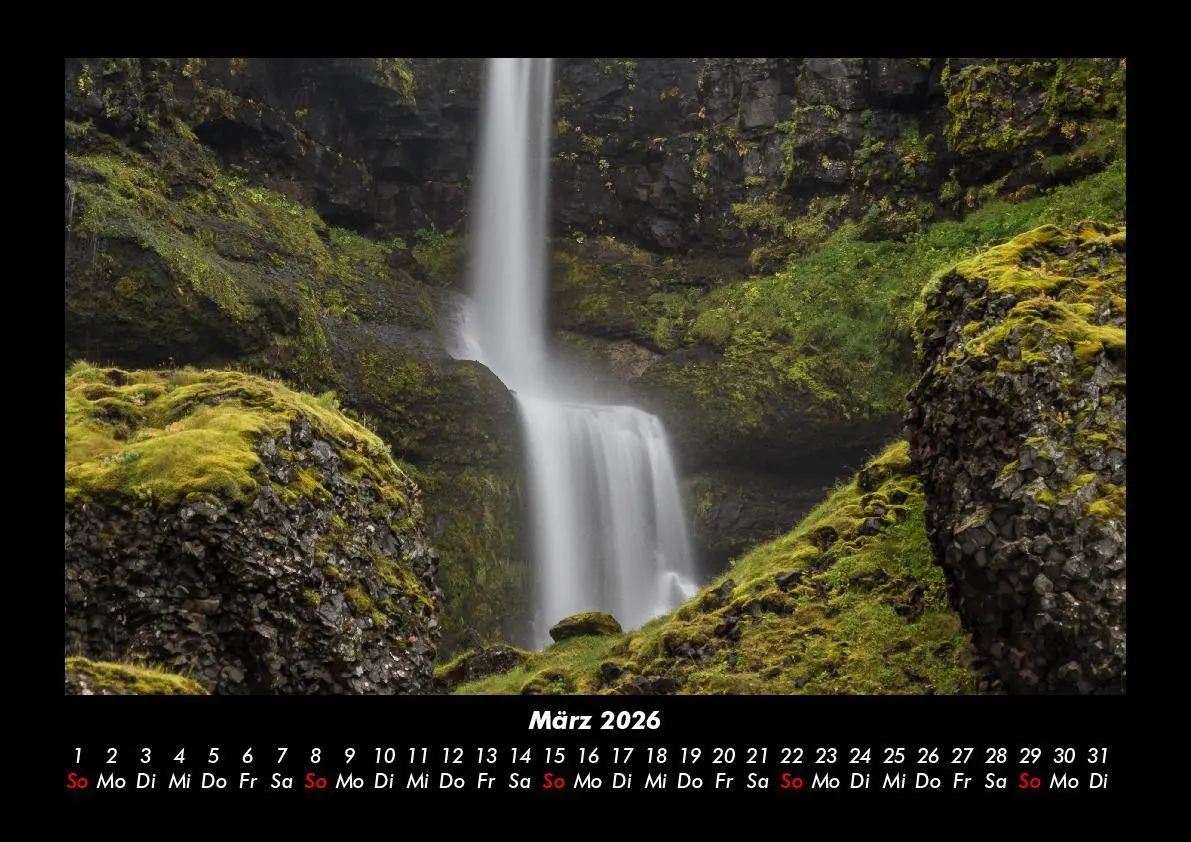 Bild: 9783695407804 | Wasserfälle 2026 Fotokalender DIN A3 | Tobias Becker | Kalender | 2026