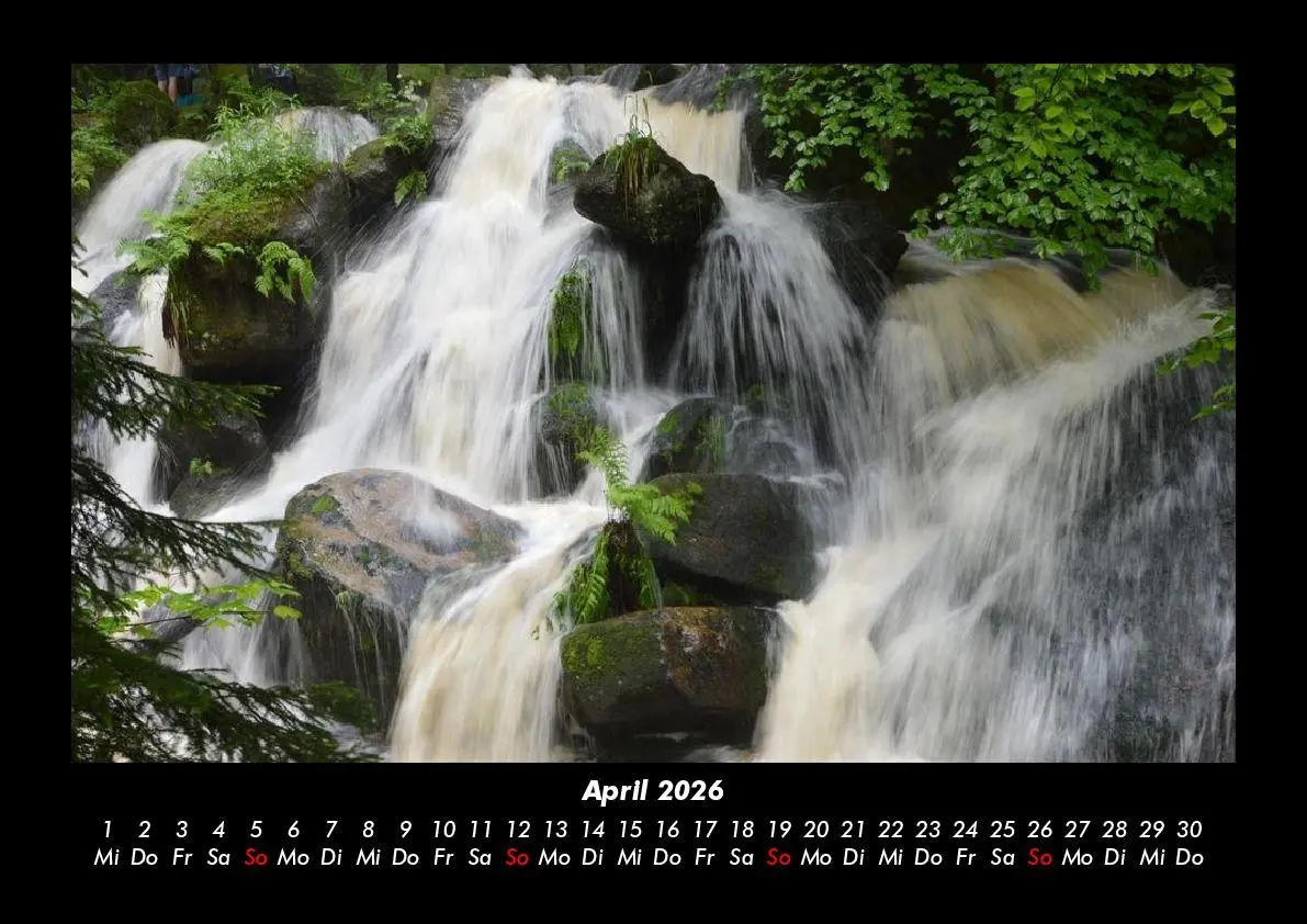 Bild: 9783695407804 | Wasserfälle 2026 Fotokalender DIN A3 | Tobias Becker | Kalender | 2026