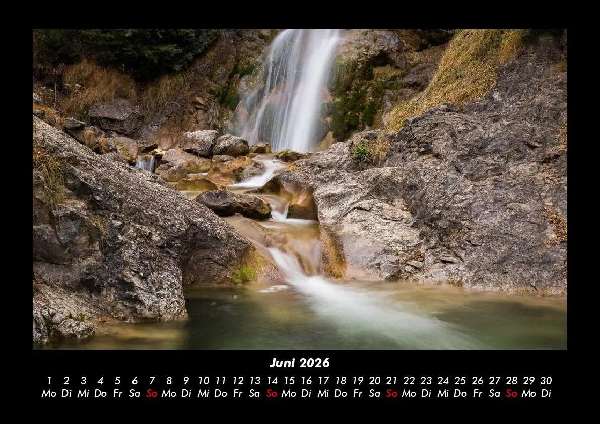 Bild: 9783695407804 | Wasserfälle 2026 Fotokalender DIN A3 | Tobias Becker | Kalender | 2026