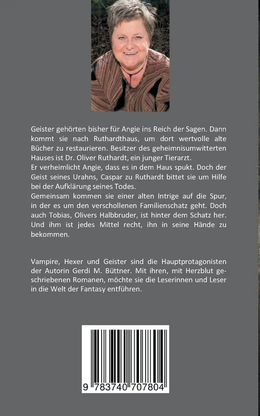 Rückseite: 9783740707804 | Der Geist vom Ruthardthaus | Geister-Roman | Gerdi M. Büttner | Buch