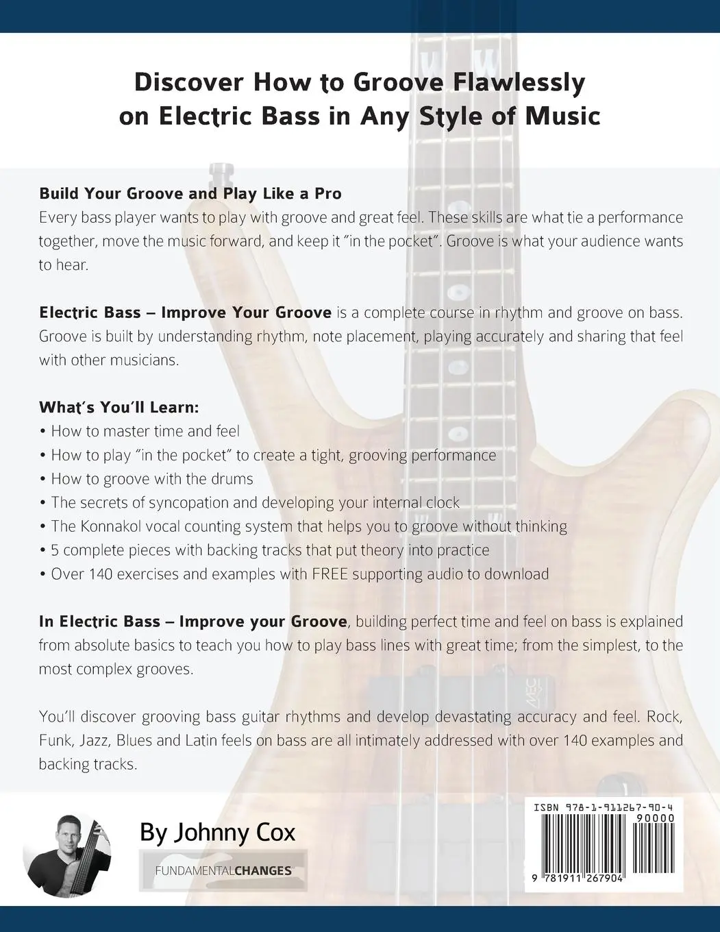 Rückseite: 9781911267904 | Electric Bass | Improve Your Groove | Joseph Alexander | Taschenbuch