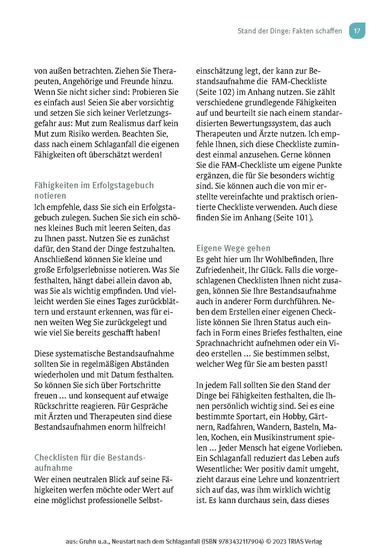 Bild: 9783432117904 | Neustart nach dem Schlaganfall | Helmut Gruhn (u. a.) | Taschenbuch