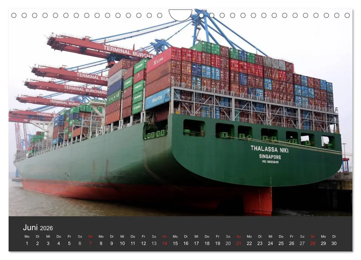 Bild: 9783457967904 | Hafen Hamburg 2026 (Wandkalender 2026 DIN A4 quer), CALVENDO...
