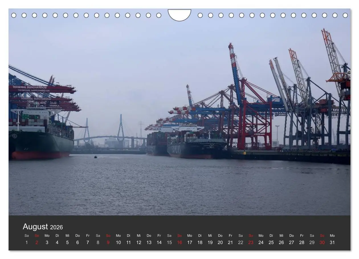 Bild: 9783457967904 | Hafen Hamburg 2026 (Wandkalender 2026 DIN A4 quer), CALVENDO...