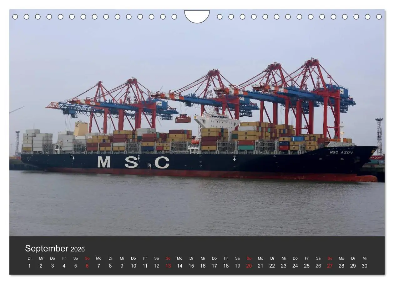 Bild: 9783457967904 | Hafen Hamburg 2026 (Wandkalender 2026 DIN A4 quer), CALVENDO...