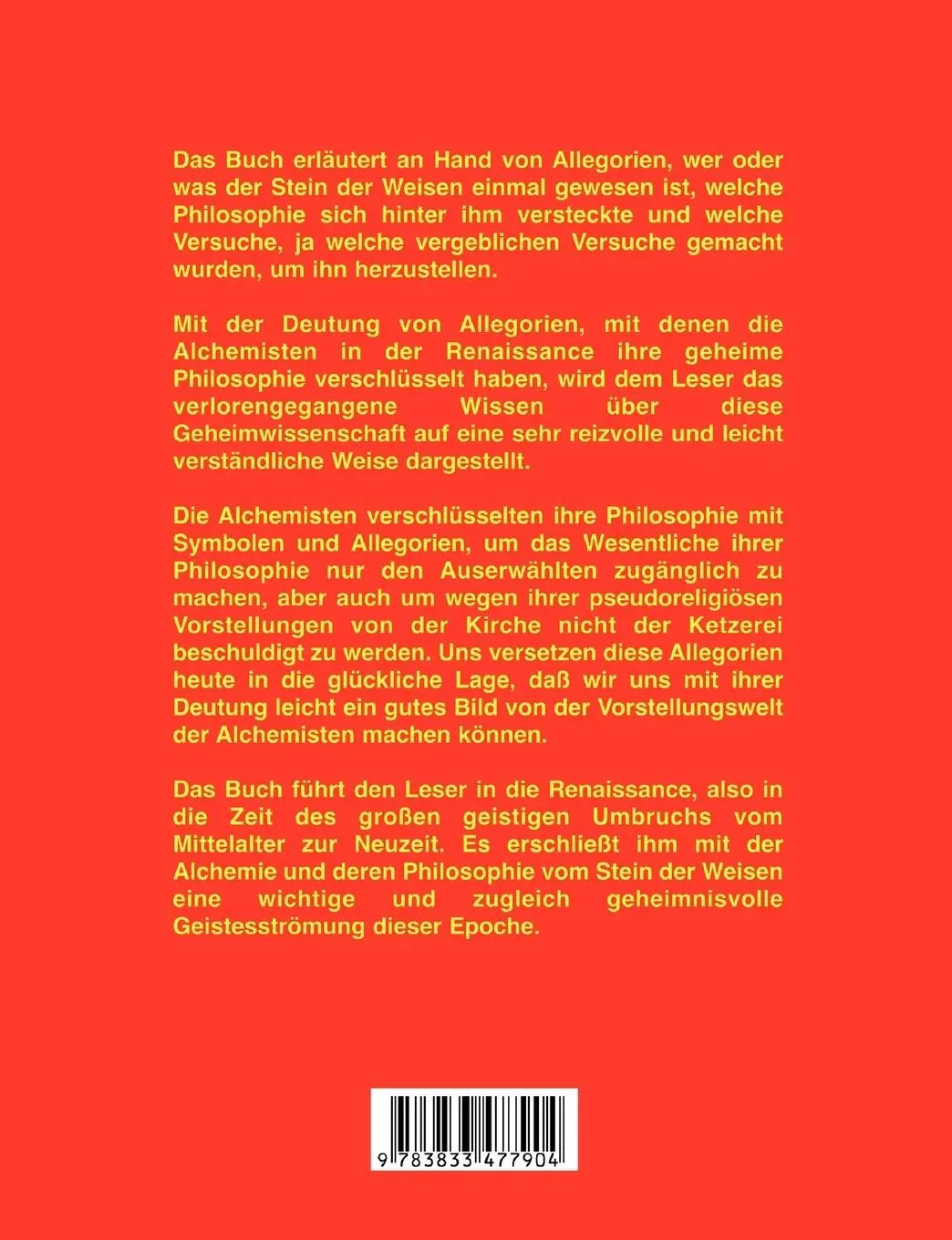 Rückseite: 9783833477904 | Begegnung mit dem Stein der Weisen | Hans Richard Schittny | Buch