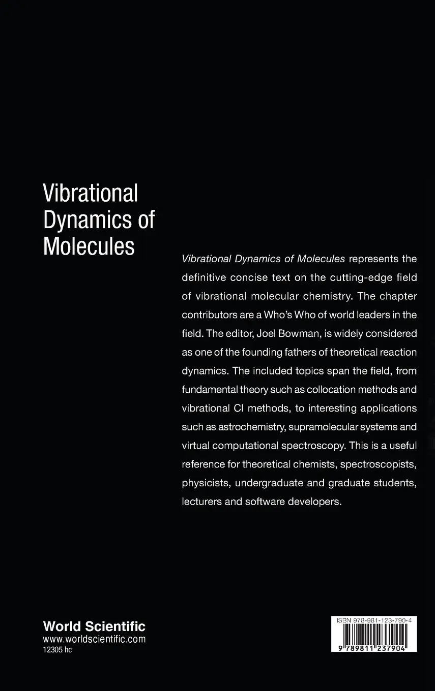Rückseite: 9789811237904 | VIBRATIONAL DYNAMICS OF MOLECULES | Joel M Bowman | Buch | Englisch