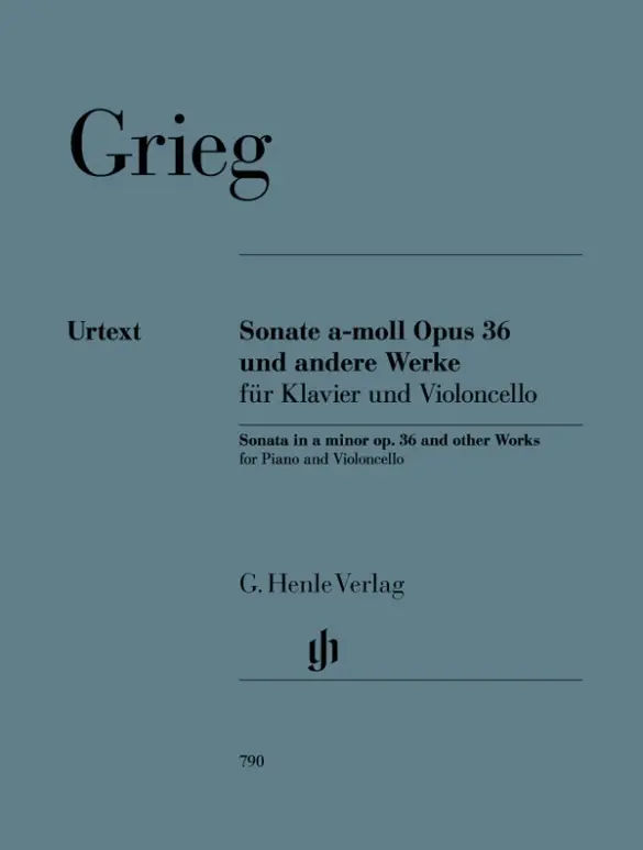 Cover: 9790201807904 | Edvard Grieg - Violoncellosonate a-moll op. 36 und andere Werke für...