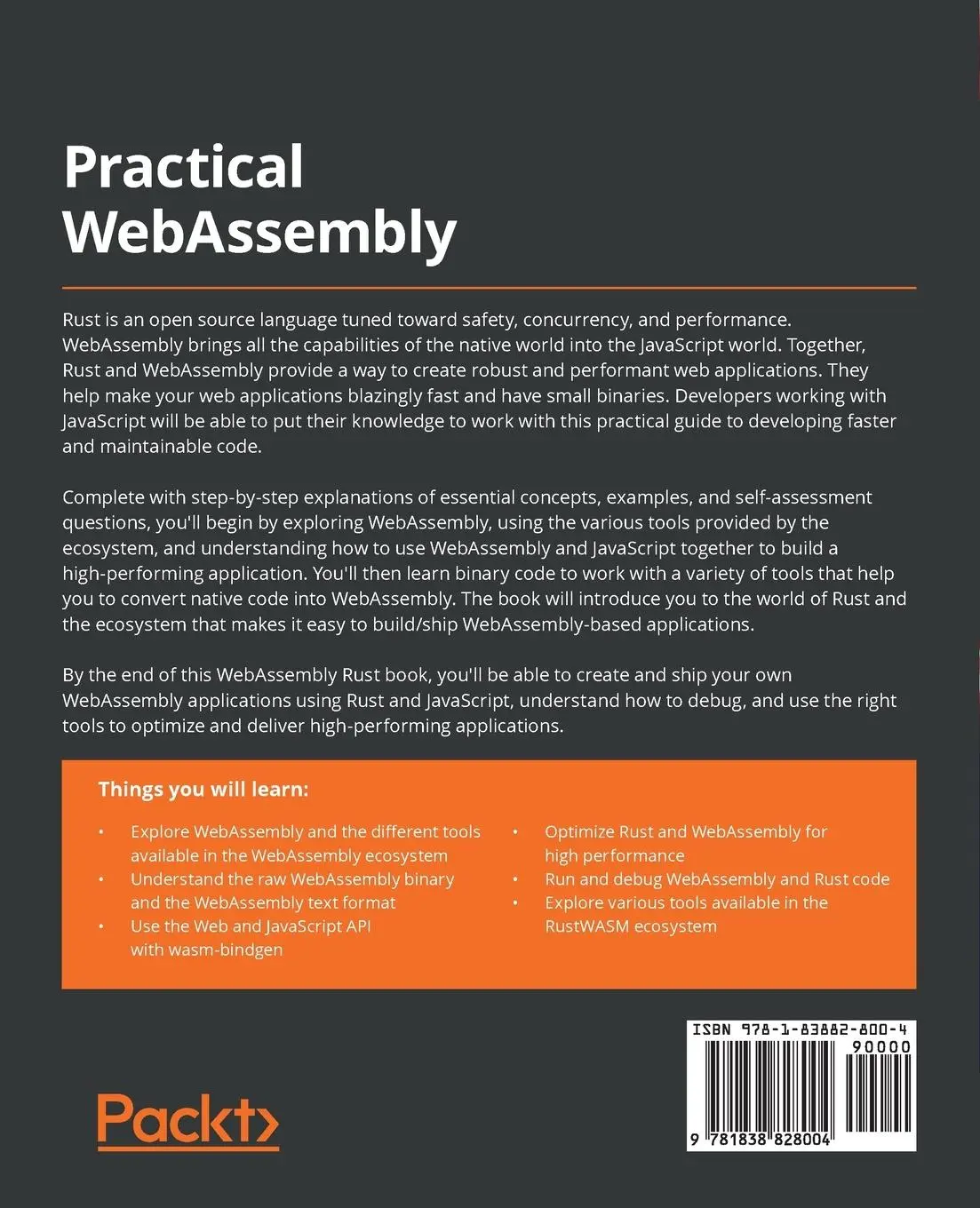 Rückseite: 9781838828004 | Practical WebAssembly | Sendil Kumar Nellaiyapen | Taschenbuch | 2022