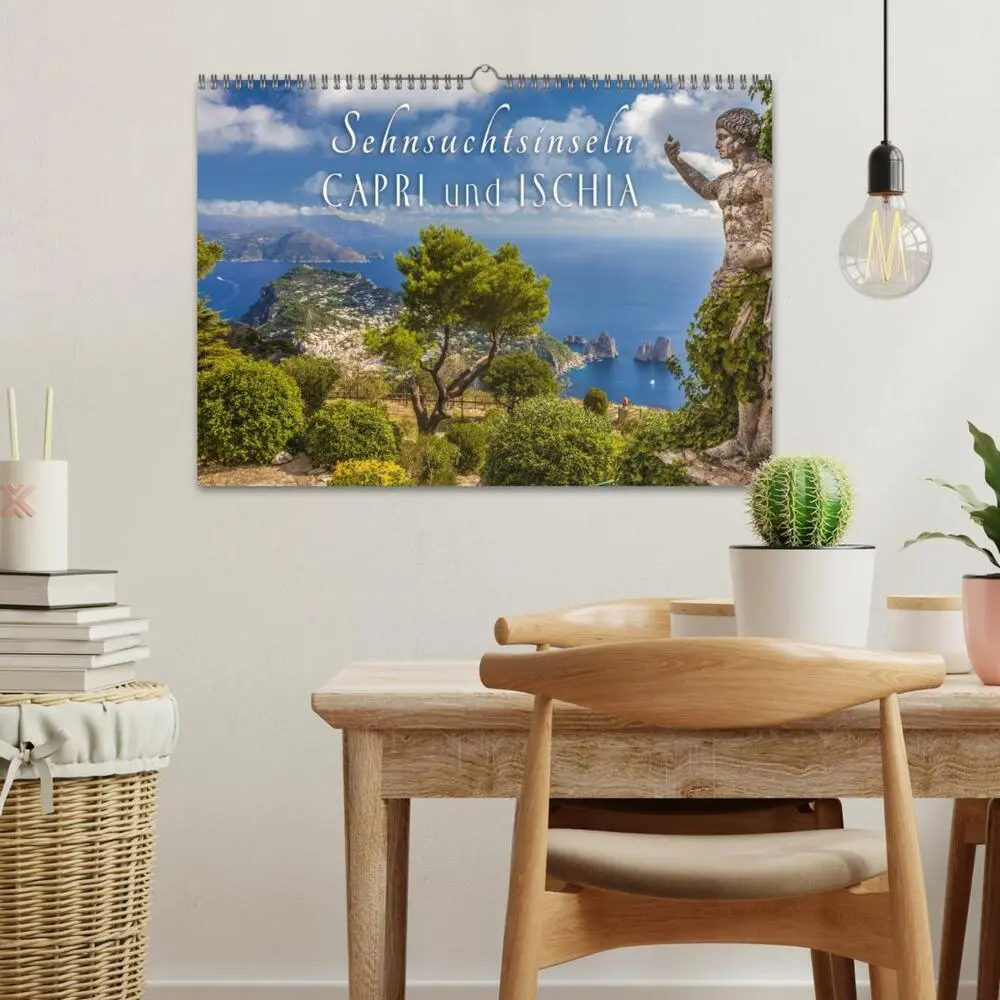 Bild: 9783435458004 | Sehnsuchtsinseln Capri und Ischia (Wandkalender 2025 DIN A3 quer),...