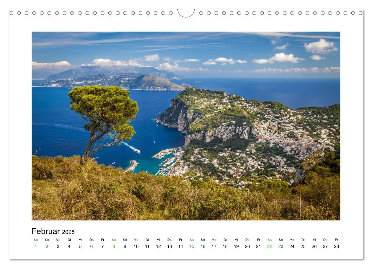 Bild: 9783435458004 | Sehnsuchtsinseln Capri und Ischia (Wandkalender 2025 DIN A3 quer),...