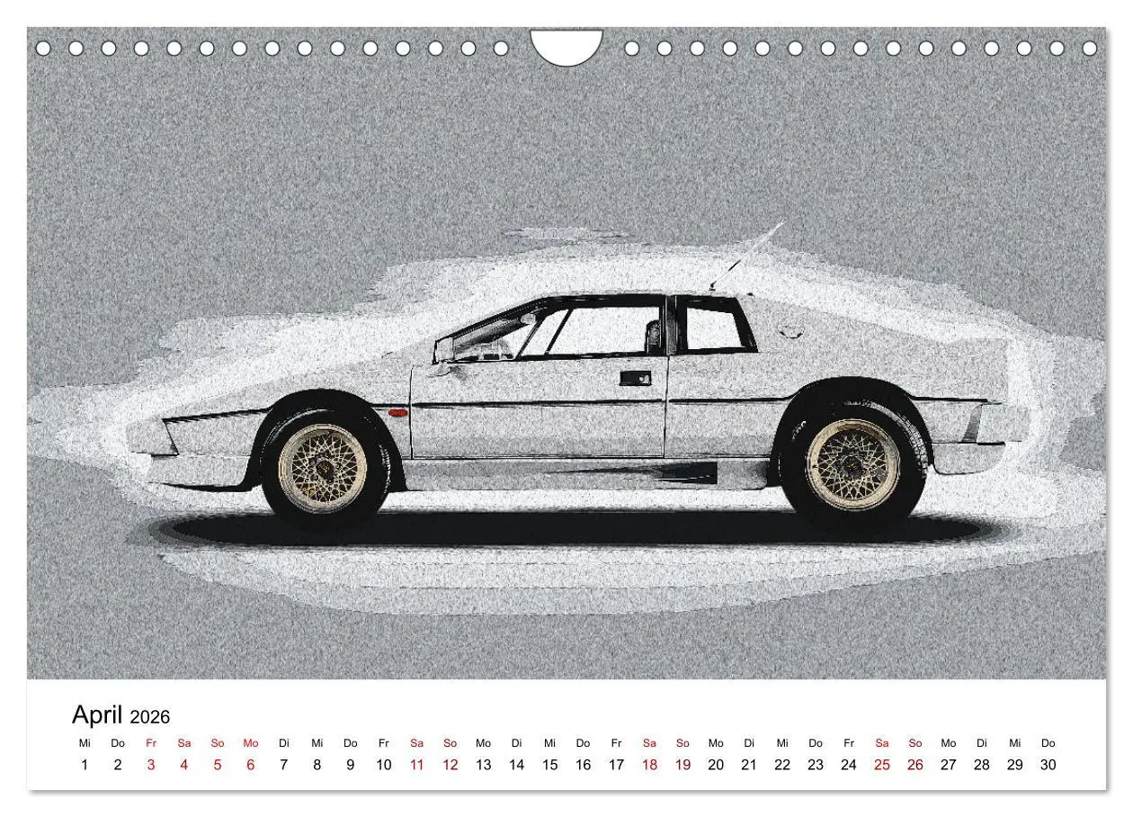 Bild: 9783457308004 | Car Art Edition Sportwagenlegenden (Wandkalender 2026 DIN A4 quer),...