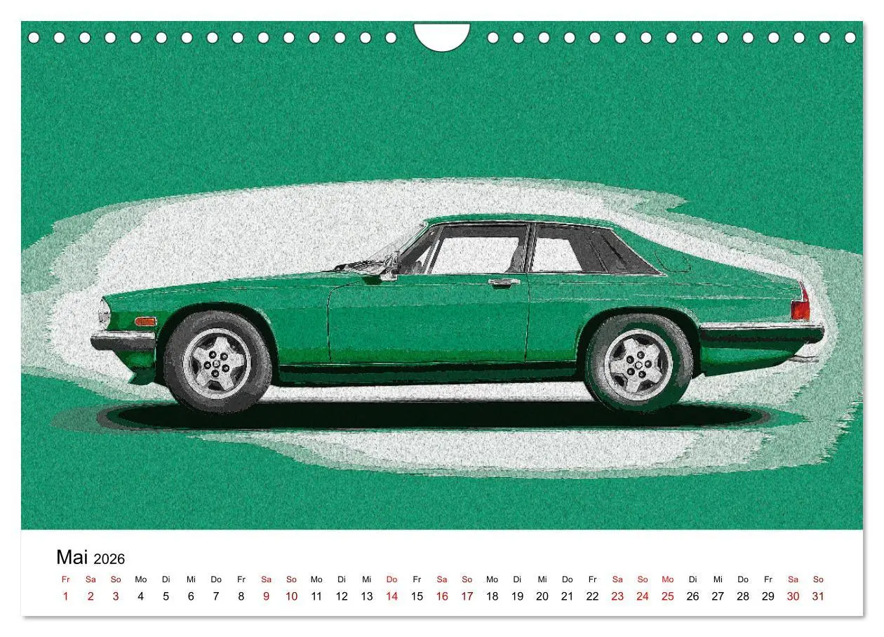 Bild: 9783457308004 | Car Art Edition Sportwagenlegenden (Wandkalender 2026 DIN A4 quer),...