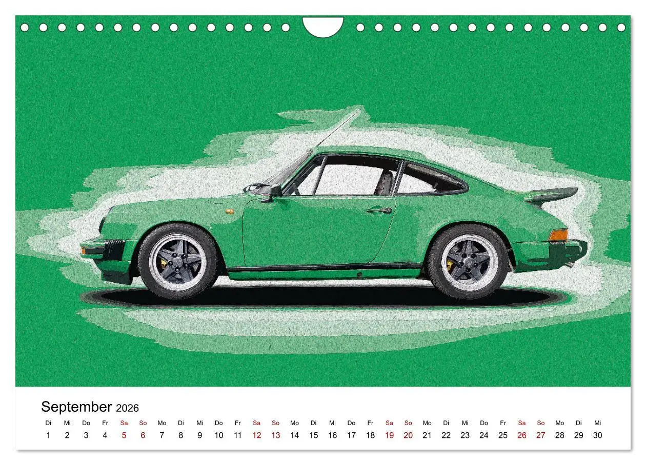 Bild: 9783457308004 | Car Art Edition Sportwagenlegenden (Wandkalender 2026 DIN A4 quer),...