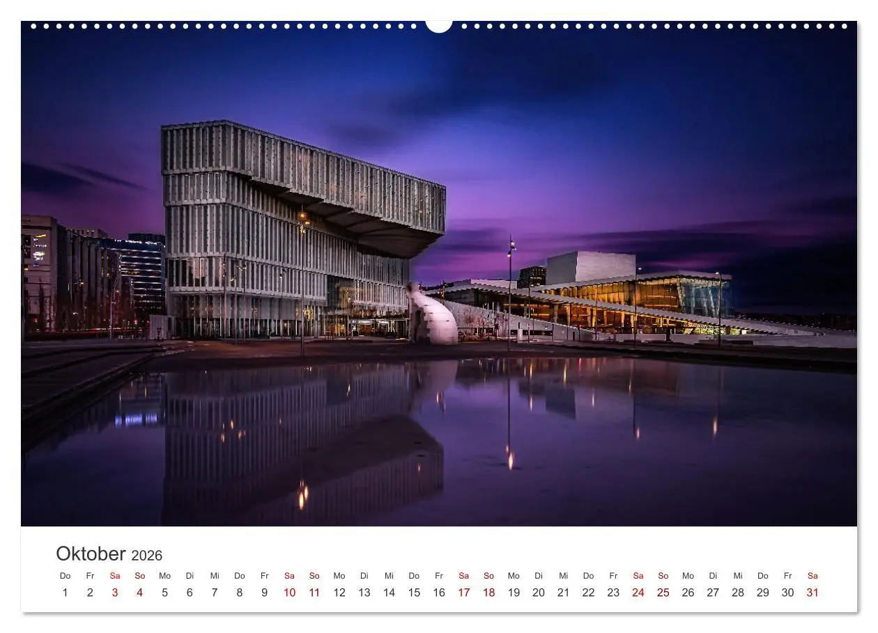 Bild: 9783457548004 | Ein Rundgang in Oslo (Wandkalender 2026 DIN A2 quer), CALVENDO...
