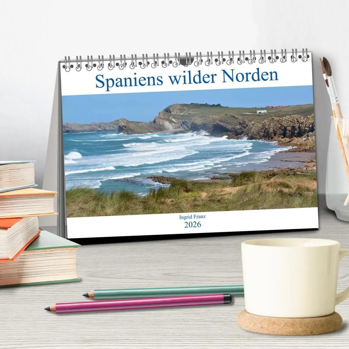 Bild: 9783457928004 | Spaniens wilder Norden (Tischkalender 2026 DIN A5 quer), CALVENDO...