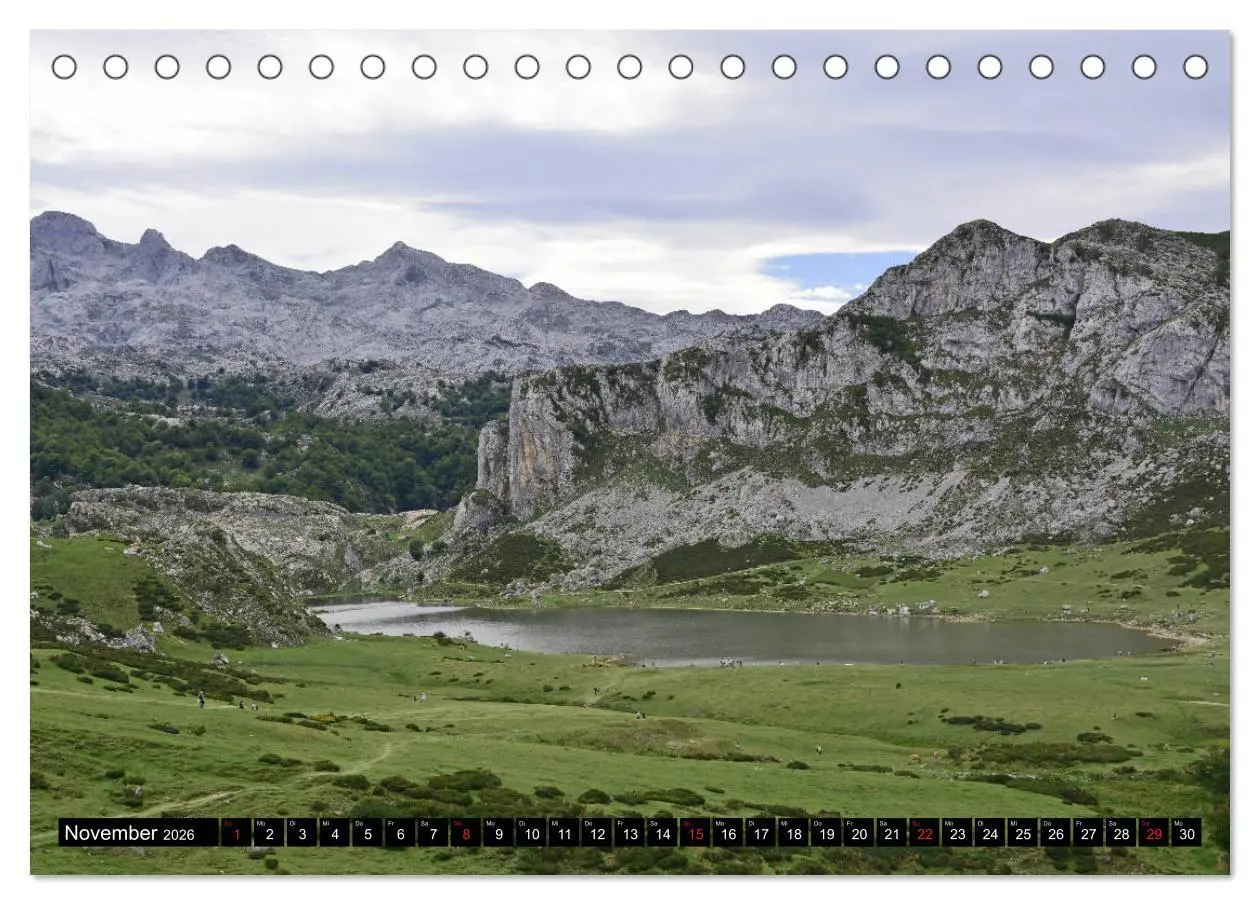 Bild: 9783457928004 | Spaniens wilder Norden (Tischkalender 2026 DIN A5 quer), CALVENDO...