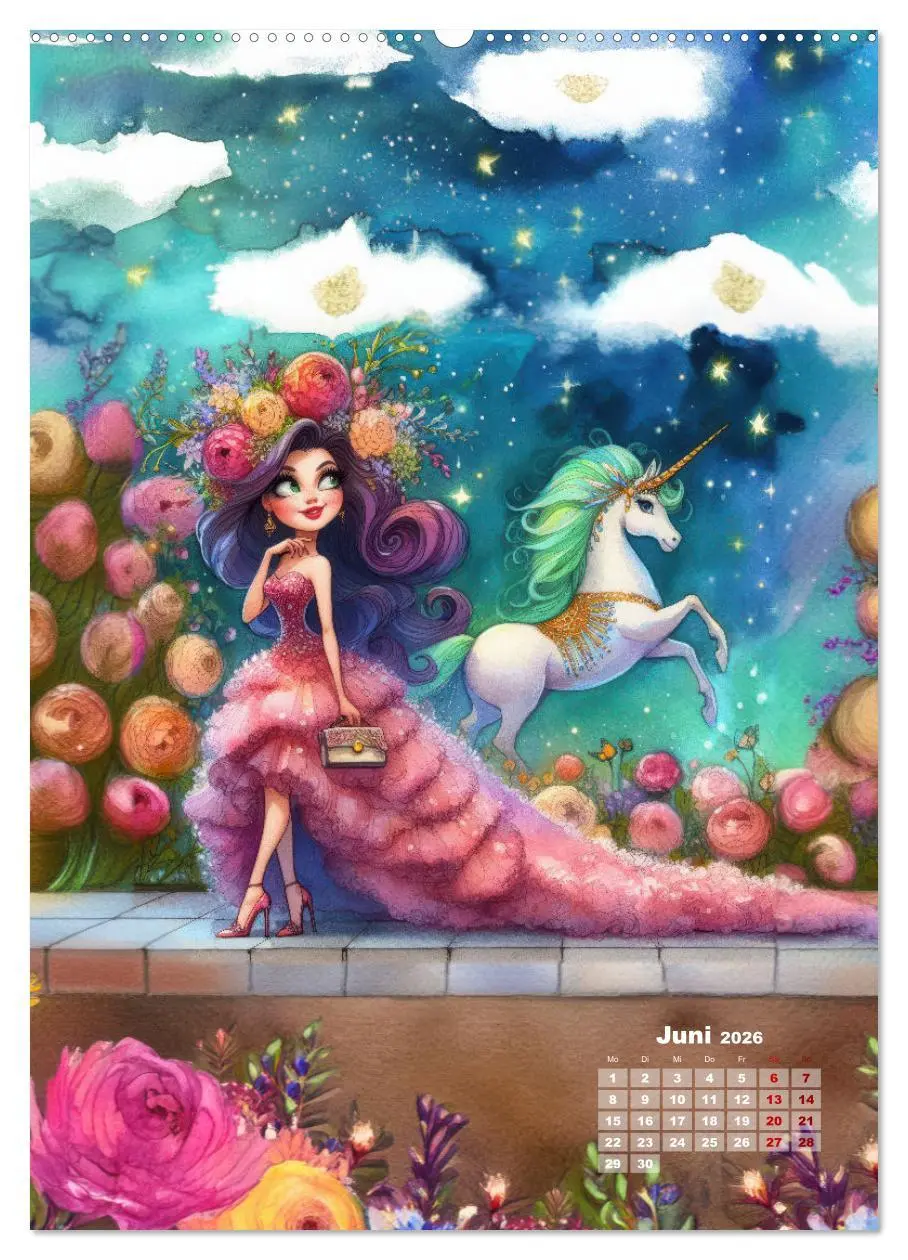 Bild: 9783516258004 | Kleine Feen so zart und fein (hochwertiger Premium Wandkalender...