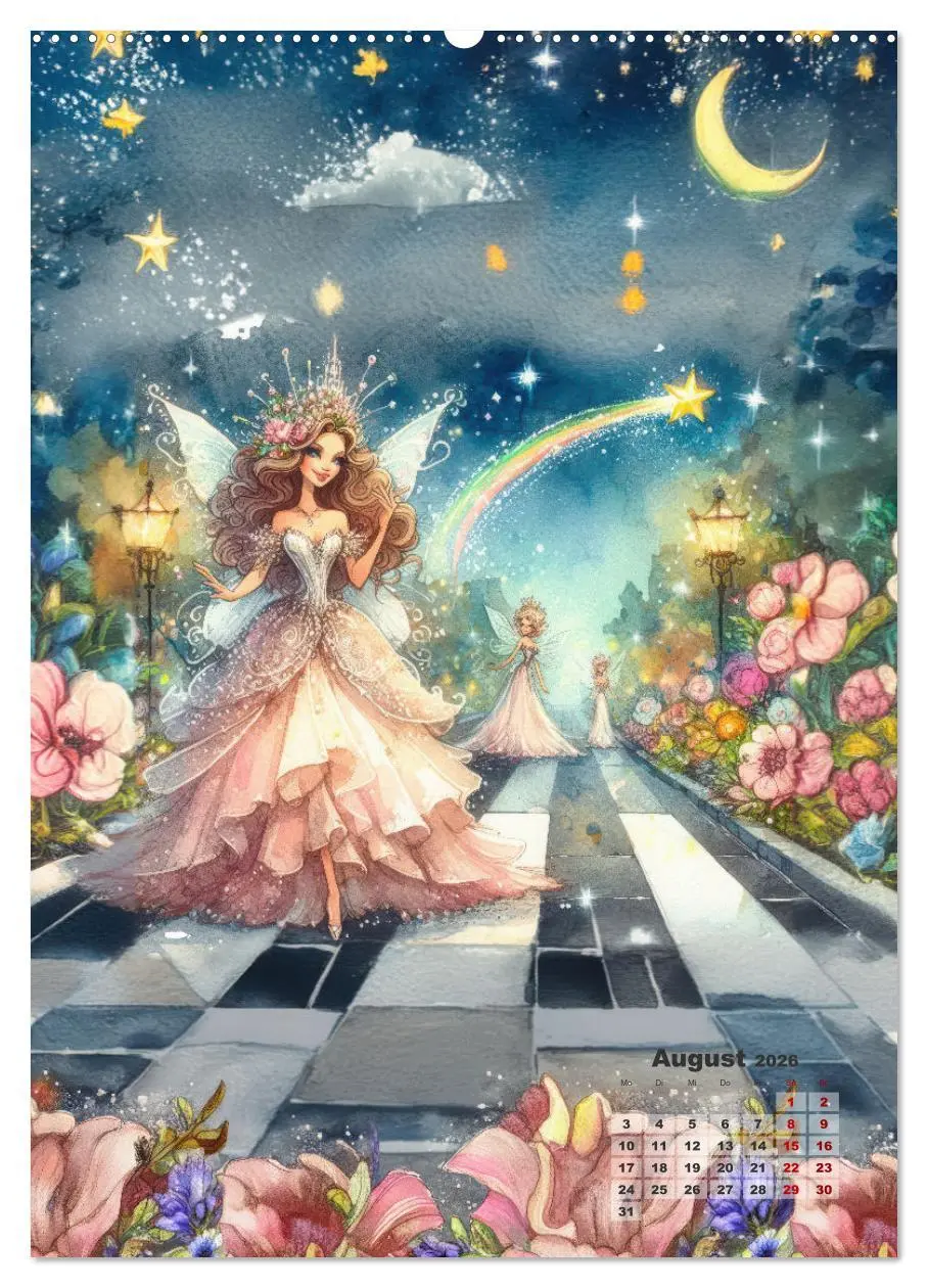Bild: 9783516258004 | Kleine Feen so zart und fein (hochwertiger Premium Wandkalender...
