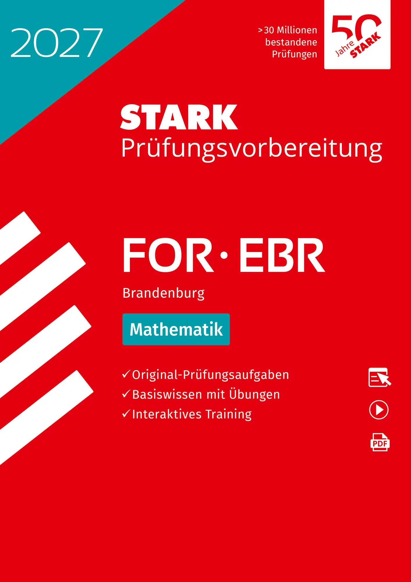 Cover: 9783849068004 | STARK Mathematik - FOR/EBR 2027 Brandenburg - Prüfungsvorbereitung