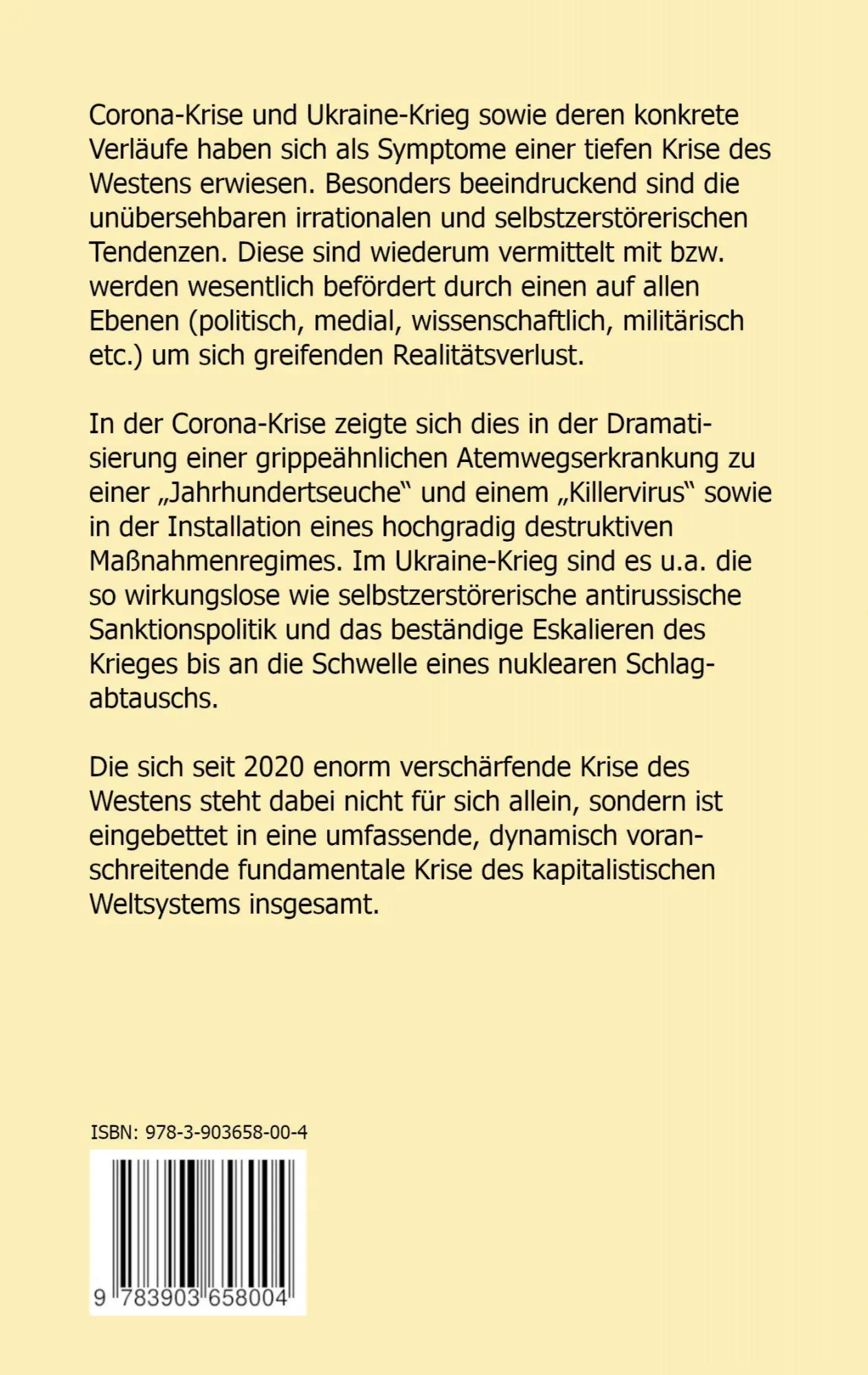 Rückseite: 9783903658004 | Realitätsverlust und suizidale Drift | Andreas Urban | Taschenbuch