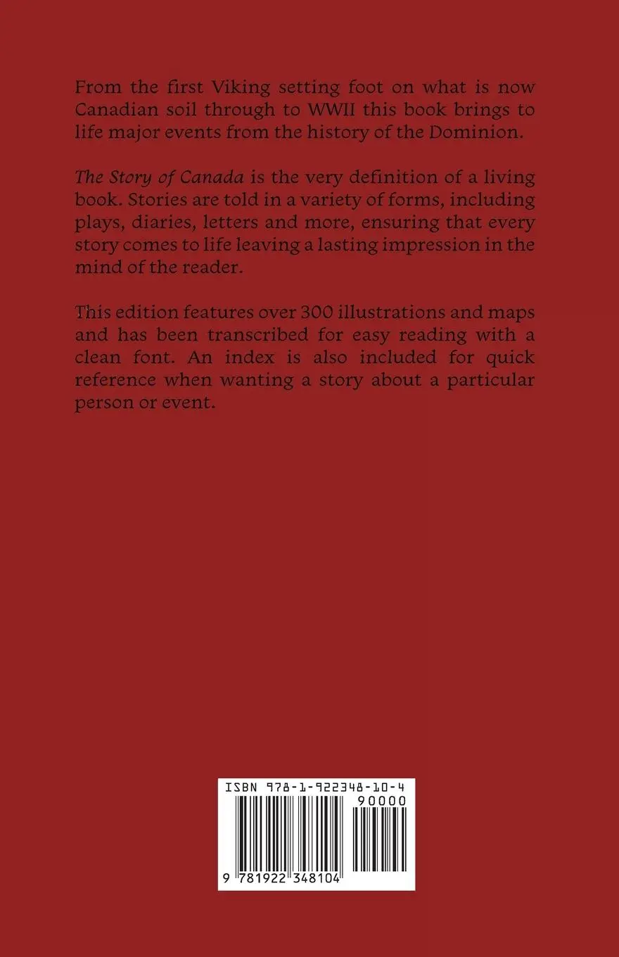 Rückseite: 9781922348104 | The Story of Canada | George W. Brown (u. a.) | Taschenbuch | Englisch