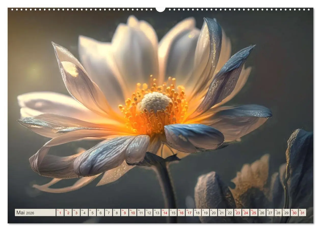 Bild: 9783457538104 | Blumen Traum (Wandkalender 2026 DIN A2 quer), CALVENDO Monatskalender