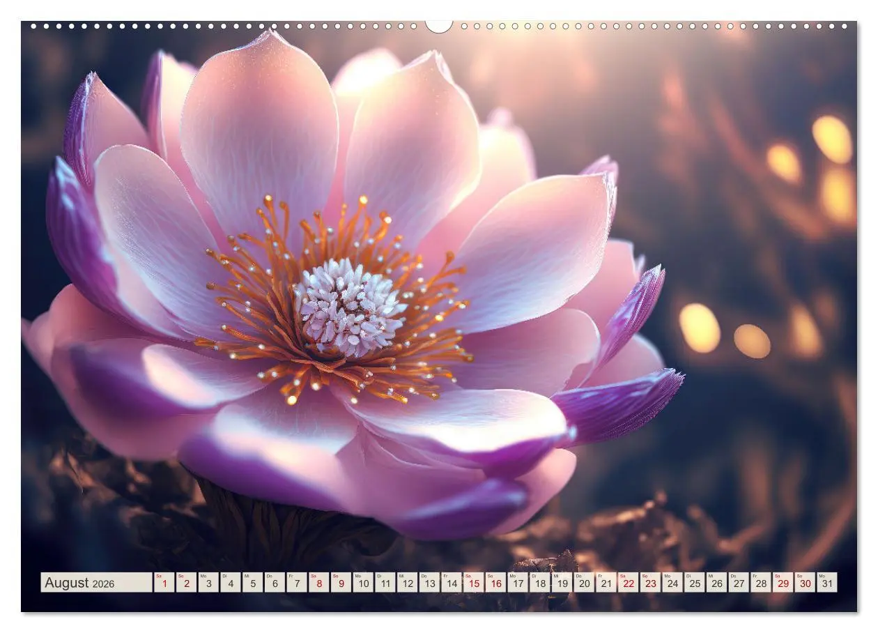 Bild: 9783457538104 | Blumen Traum (Wandkalender 2026 DIN A2 quer), CALVENDO Monatskalender