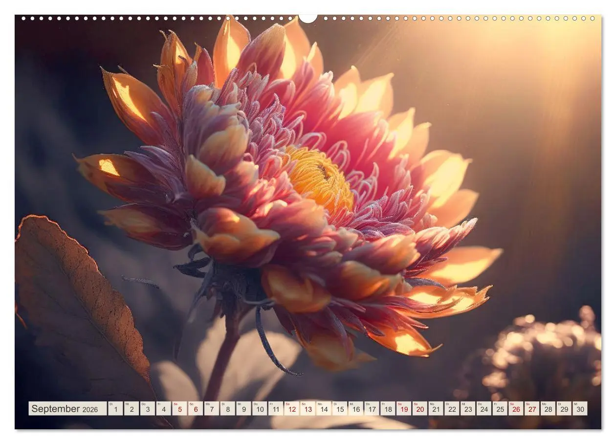 Bild: 9783457538104 | Blumen Traum (Wandkalender 2026 DIN A2 quer), CALVENDO Monatskalender